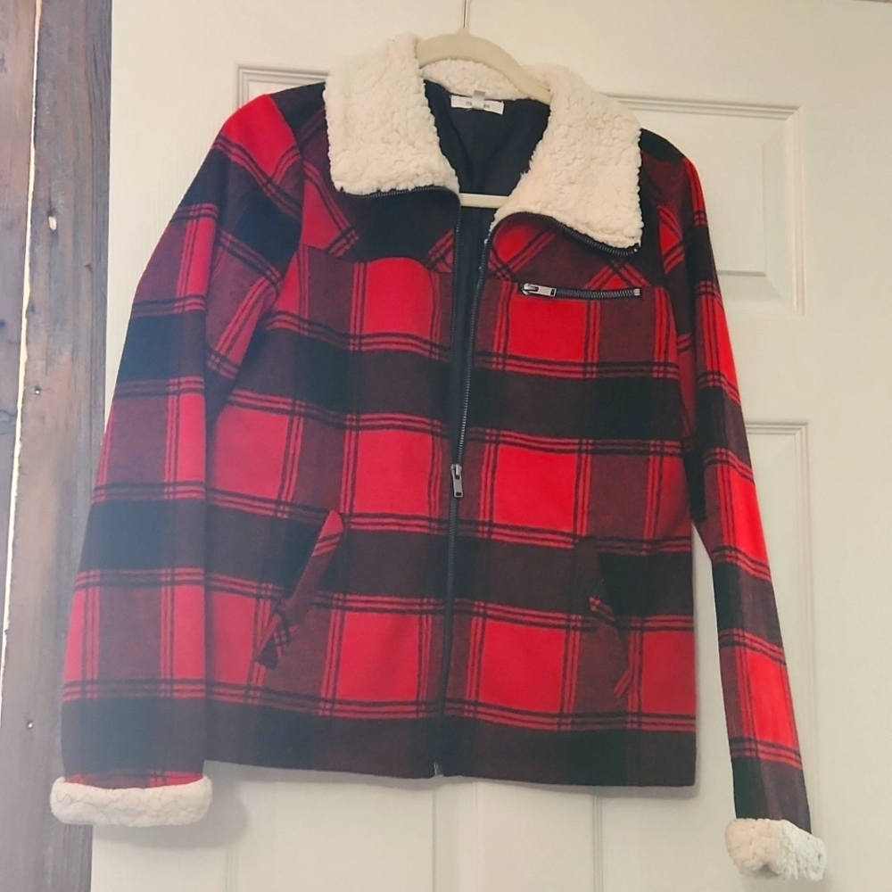 Maurices Plaid Jacket